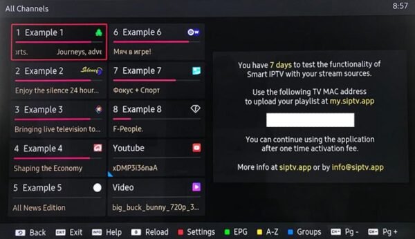 Abonnement IPTV - SMART TV M3U POUR TV Samsung LG ... (12 MOIS)